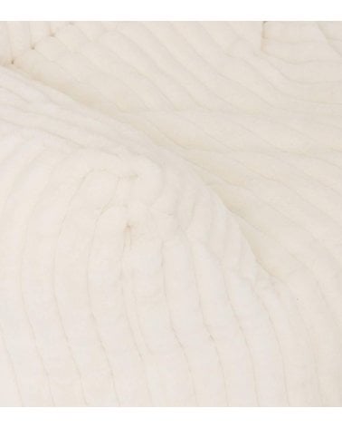 Sillón Muzi de Terciopelo Acanalado de Plástico