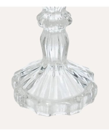 Candelabro con Diseño Vintage de Vidrio