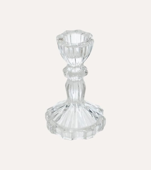 Candelabro con Diseño Vintage de Vidrio