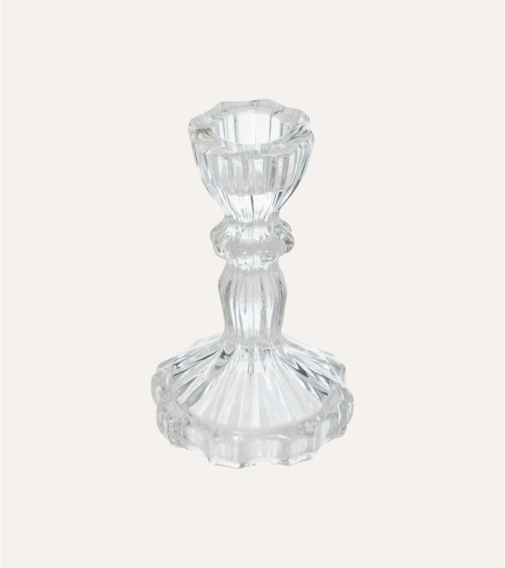 Candelabro con Diseño Vintage de Vidrio