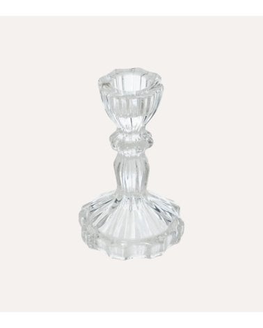 Candelabro con Diseño Vintage de Vidrio