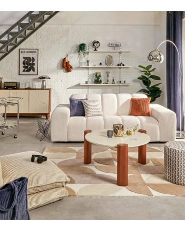 Sofá Palma Efecto Chenilla de 3 Plazas