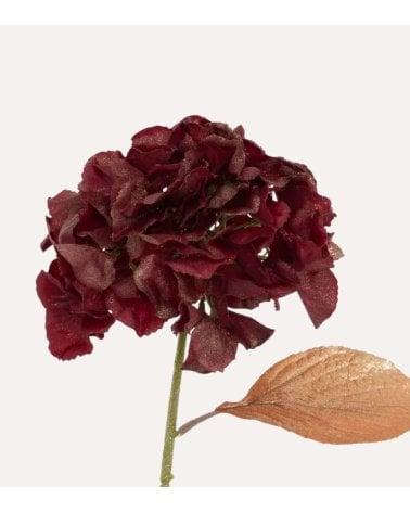 Rama Hortensia Decorativa de Poliéster