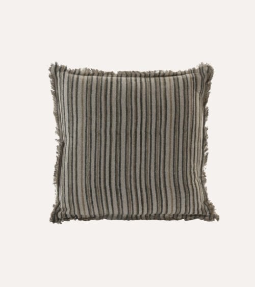 Cojín Terra A Rayas de Lino