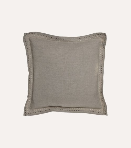 Cojín Borde con Costuras de Lino