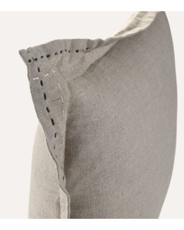 Cojín Borde con Costuras de Lino