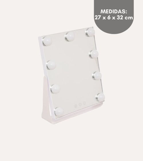 Espejo LED Holly con Soporte Giratorio