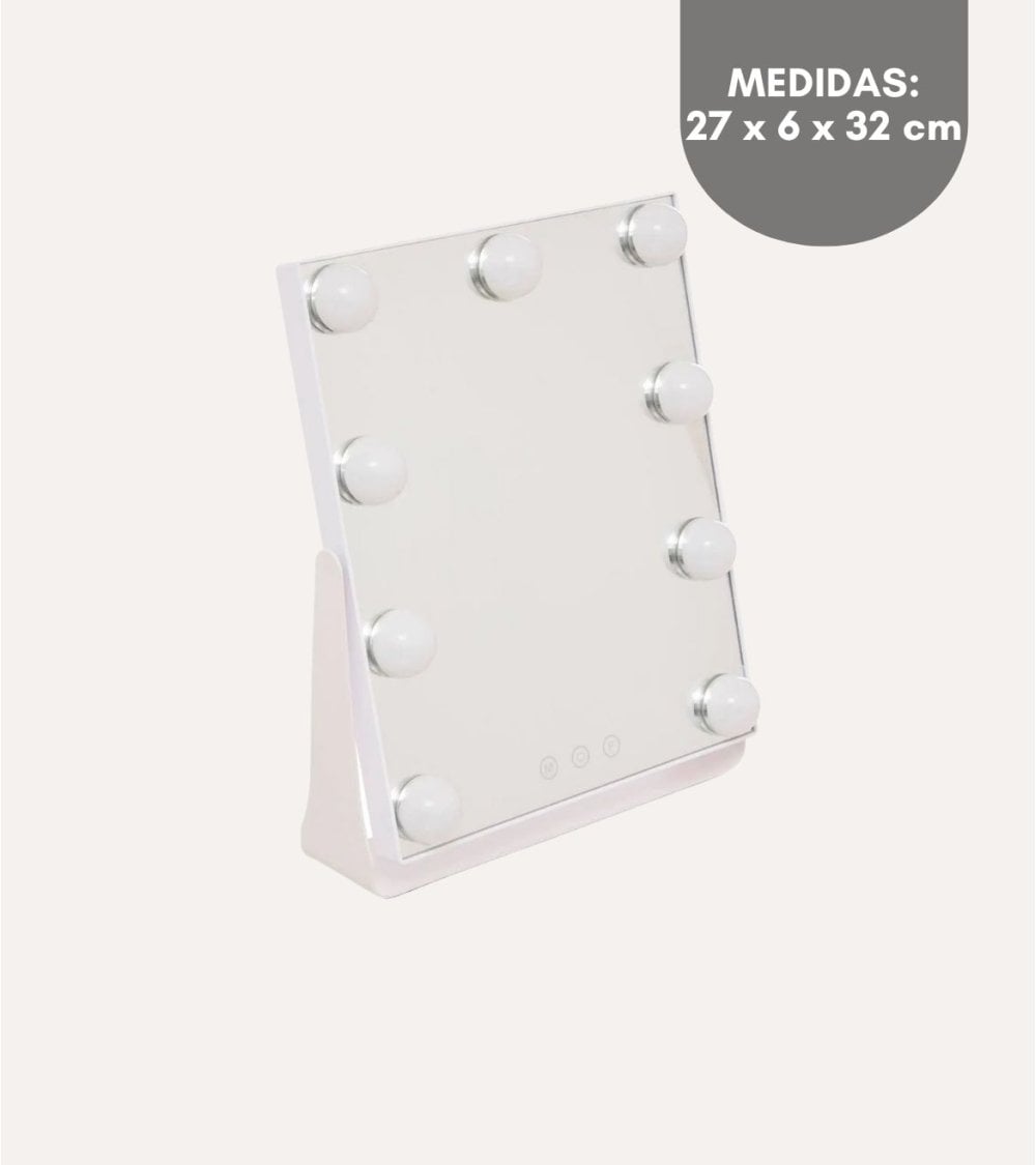 Espejo LED Holly con Soporte Giratorio