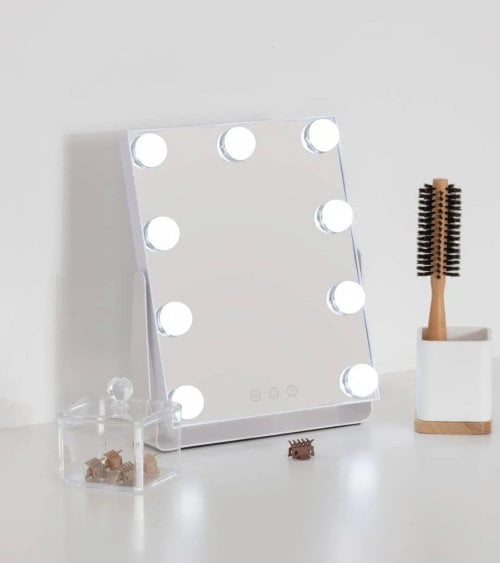 Espejo LED Holly con Soporte Giratorio