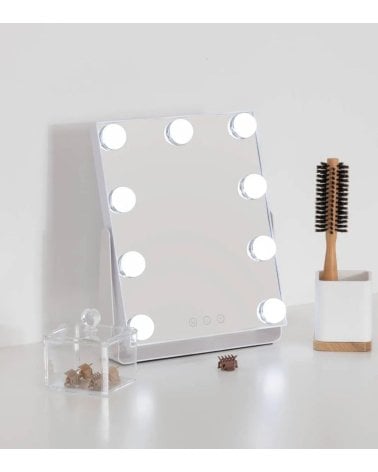 Espejo LED Holly con Soporte Giratorio