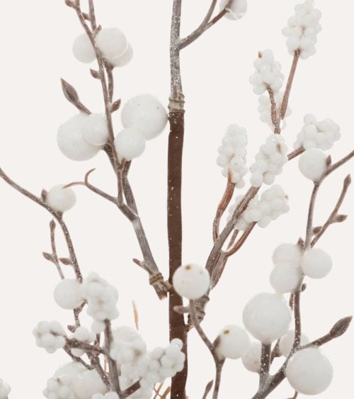 Bayas Decorativas en Maceta de Yute