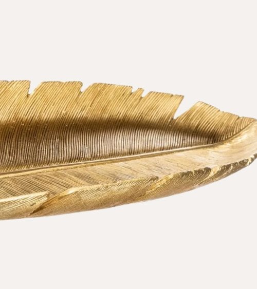 Bandeja de Hoja Otoñal de Poliresina