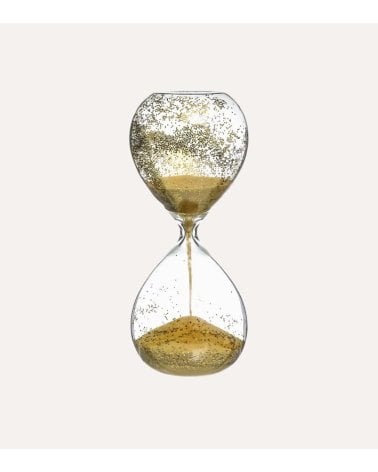 Reloj de Arena Brillante de Vidrio