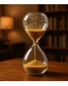 Reloj de Arena Brillante de Vidrio