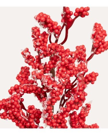 Bayas Decorativas en Maceta de Yute