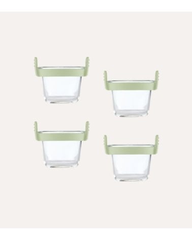 Set de 4 Mini Vasos para Freidora de Aire de Vidrio