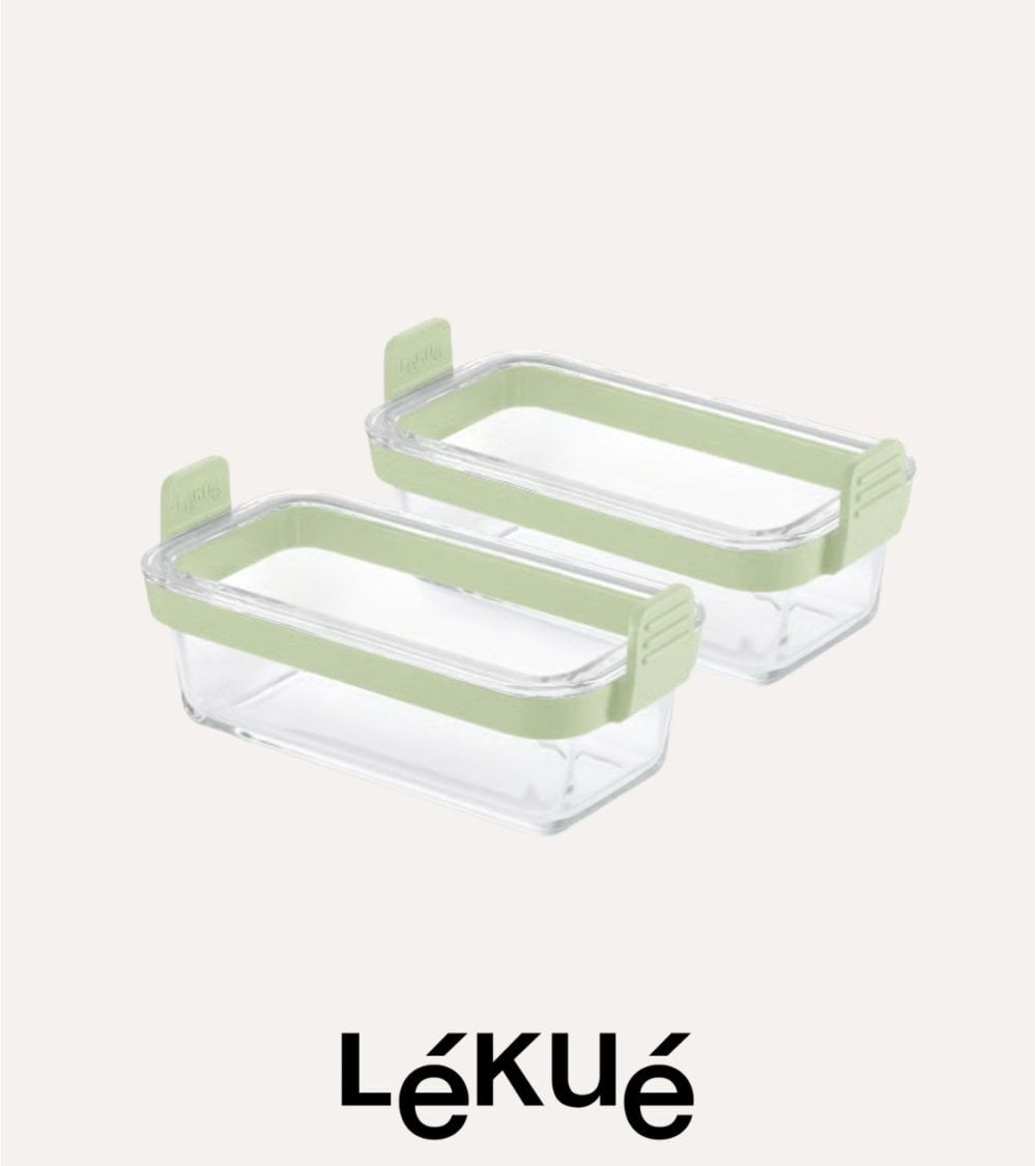 Set de 2 Cesta para Freidora de Aire de Vidrio