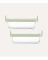 Set de 2 Cesta para Freidora de Aire de Vidrio