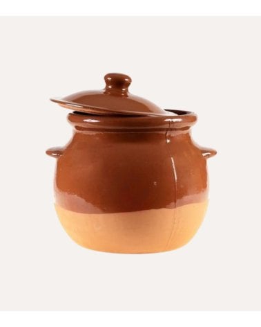 Olla con Tapa de Barro para Cocina Tradicional