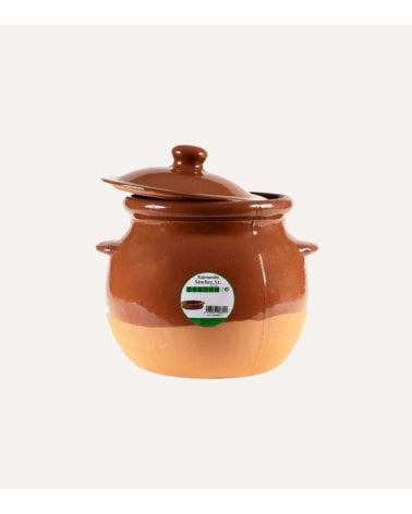 Olla con Tapa de Barro para Cocina Tradicional