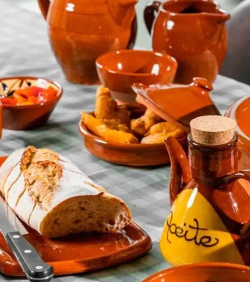 Jarra de Barro Gallega para Cocina Tradicional