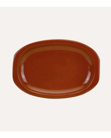 Bandeja Oval de Barro para Cocina Tradicional