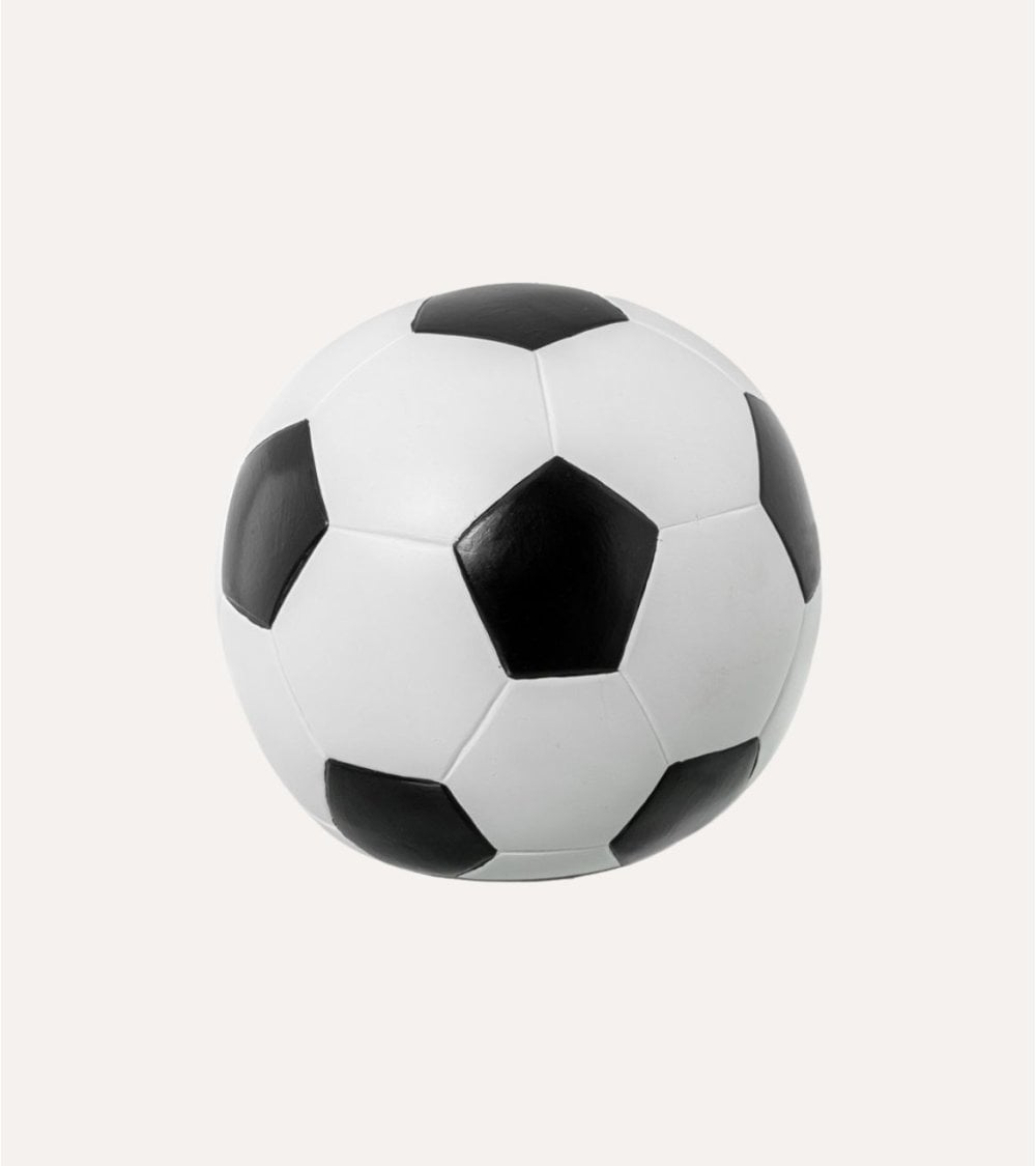 Lámpara de Mesa LED Infantil de Balón de Fútbol de Poliresina