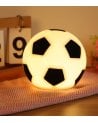 Lámpara de Mesa LED Infantil de Balón de Fútbol de Poliresina