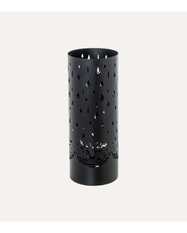 Paragüero con Diseño de Gotas de Metal