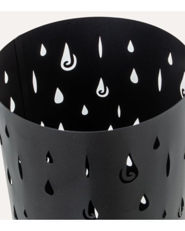 Paragüero con Diseño de Gotas de Metal