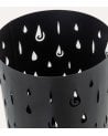 Paragüero con Diseño de Gotas de Metal