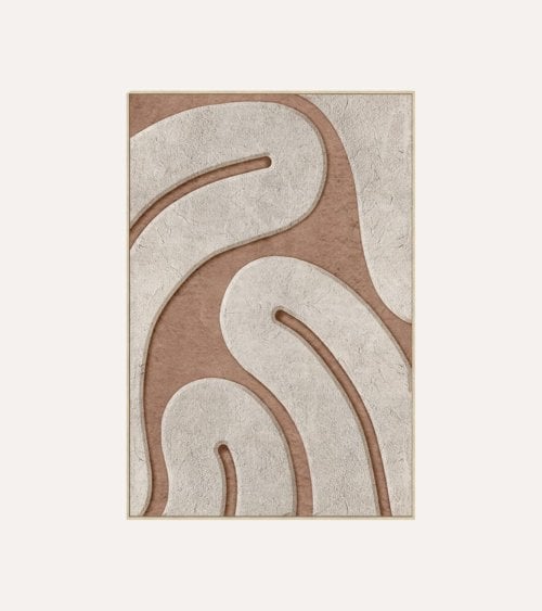 Cuadro Lienzo Abstracto Caminos de Plástico