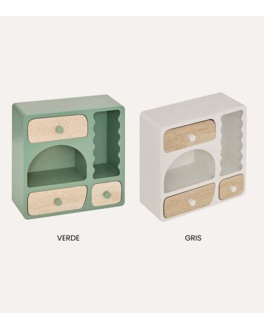 Joyero Chérie con 3 Cajones de MDF