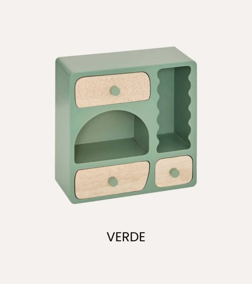 Joyero Chérie con 3 Cajones de MDF