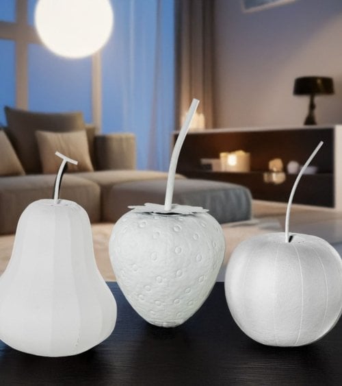 Cereza Decorativa Brillante de Metal