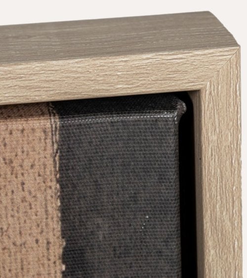 Cuadro Lienzo Abstracto de Formas Terra de Madera