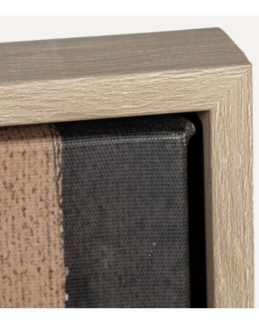 Cuadro Lienzo Abstracto de Formas Terra de Madera