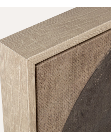 Cuadro Lienzo Abstracto de Formas Terra de Madera