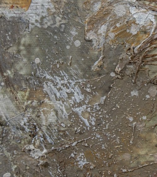 Cuadro Lienzo Abstracto de Formas Inorgánicas