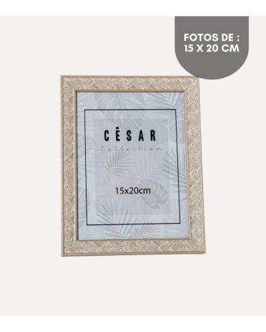 Marco de Foto con Borde Trenzado de Plástico