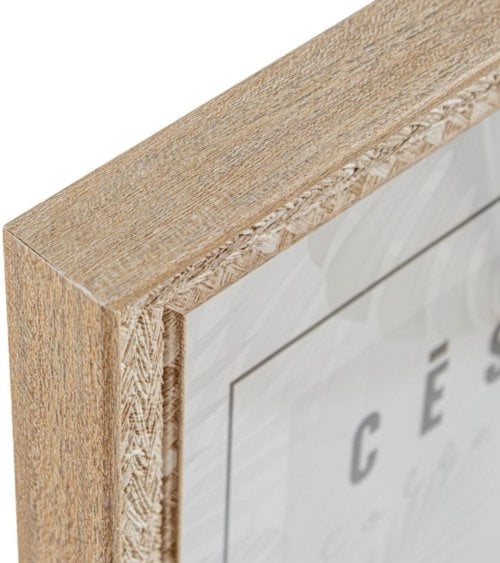 Marco de Foto con Borde Trenzado de Plástico