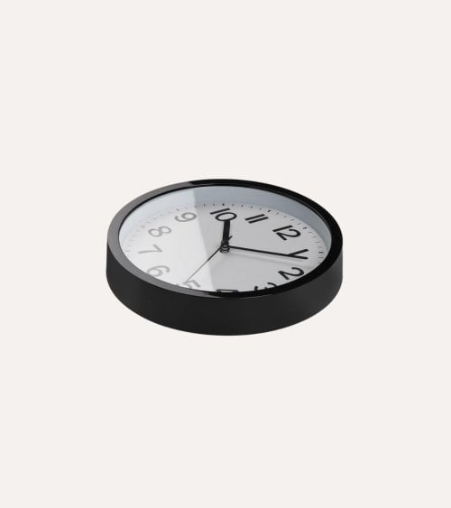 Reloj de Pared Clásico de Plástico