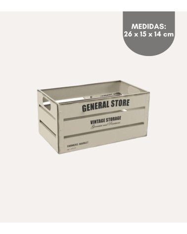 Caja Estilo para Frutas Vintage de Metal