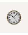 Reloj de Pared Efecto Madera de Plástico