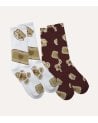 Calcetines de Navidad Galleta de Jengibre Ideal para Regalo