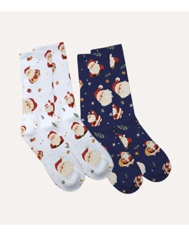 Calcetines de Navidad Papá Noel Ideal para Regalo