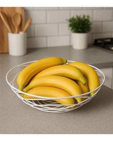 Plátano Decorativo Realista de Hierro y Plástico