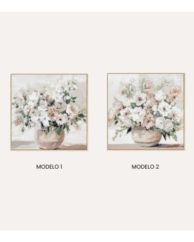 Cuadro Lienzo de Amelias con Marco de Madera