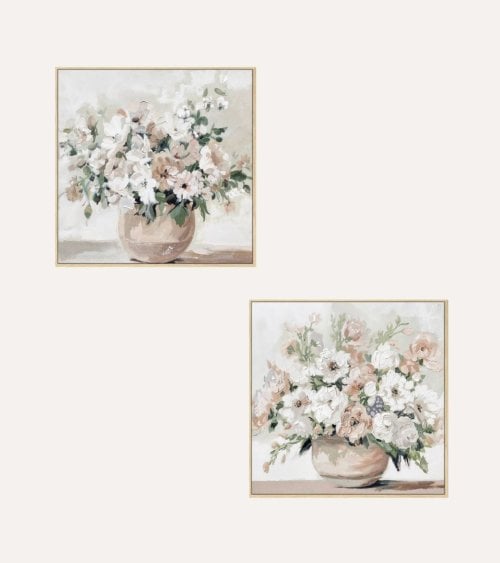 Cuadro Lienzo de Amelias con Marco de Madera