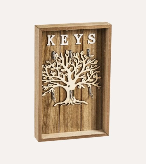 Cuelga Llaves Árbol de Llaves de Madera